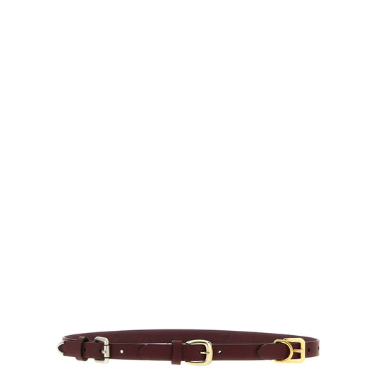 Etro Bordeaux Calfskin Belt
