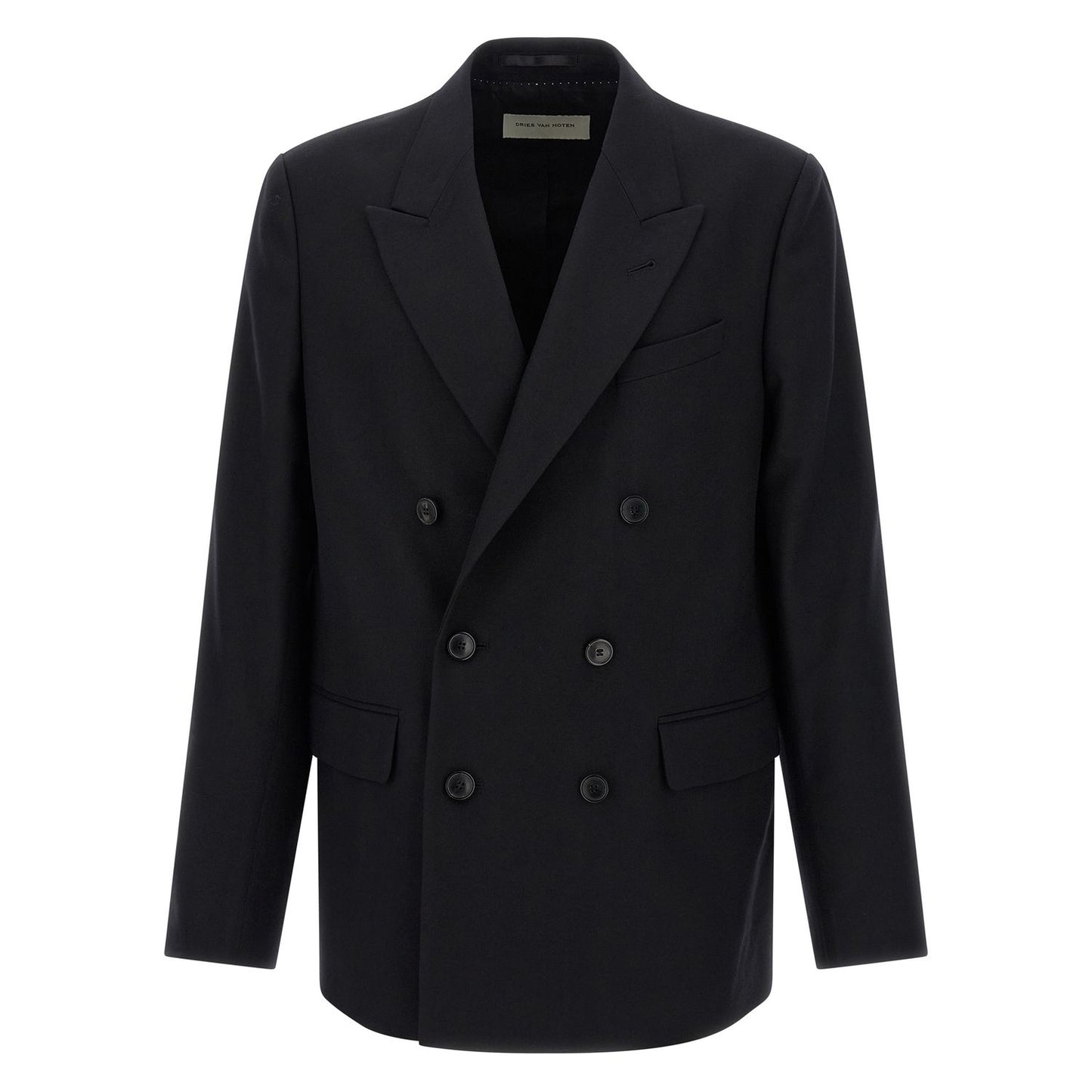 Dries Van Noten Black Wool Blazer