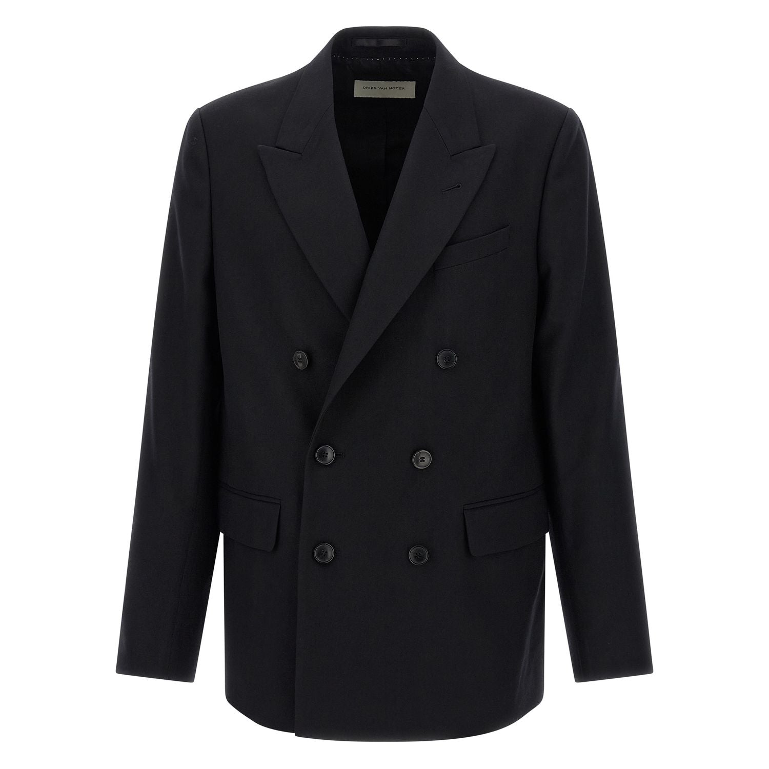 Dries Van Noten Black Wool Blazer