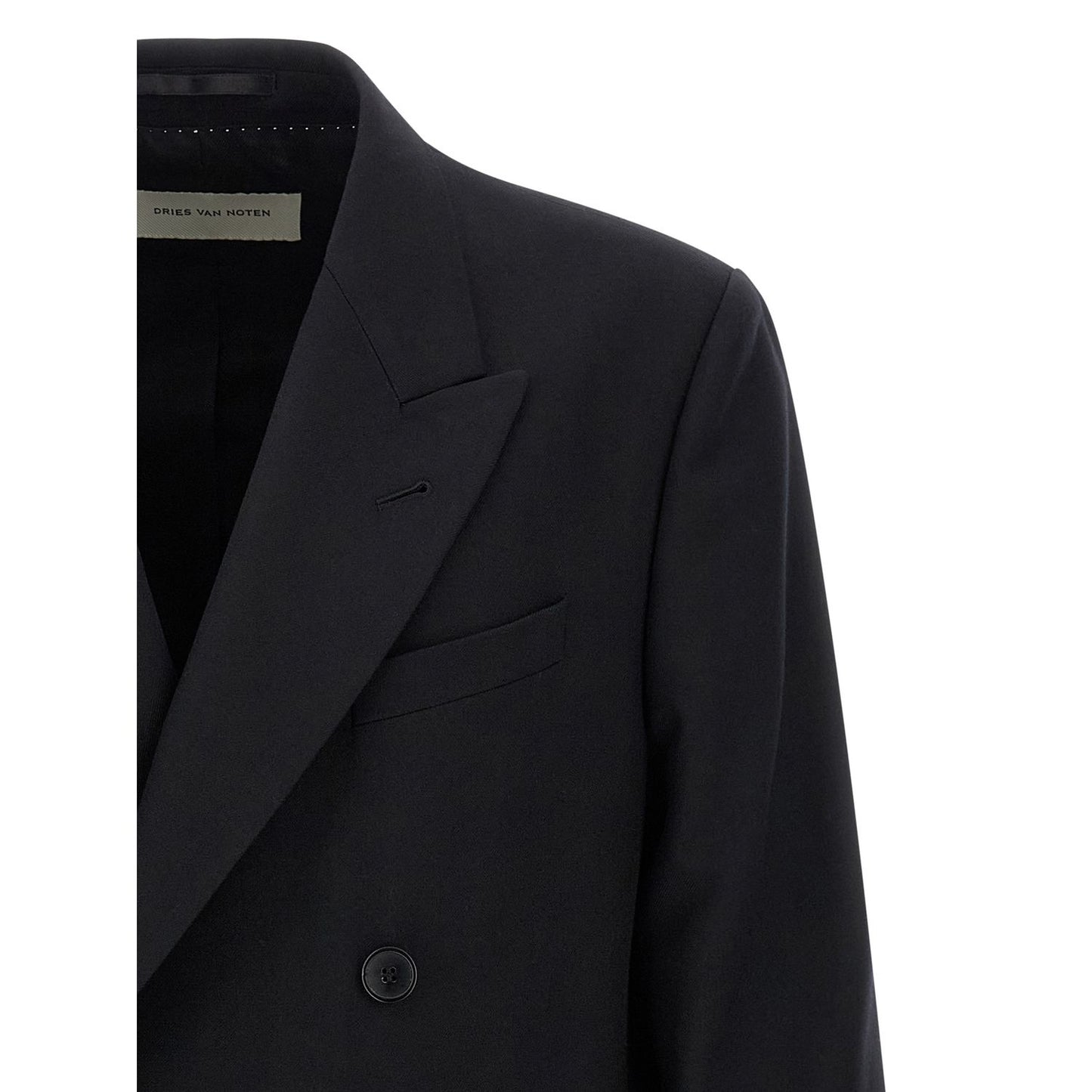 Dries Van Noten Black Wool Blazer