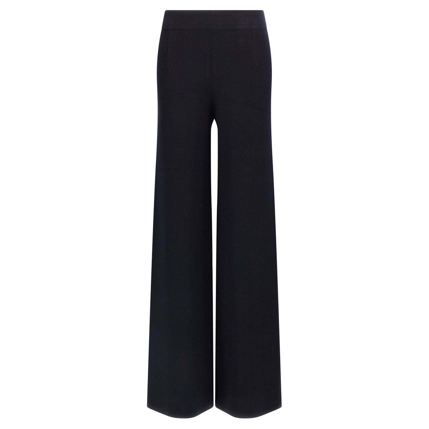 Max Mara Blue Viscose Casual Pants