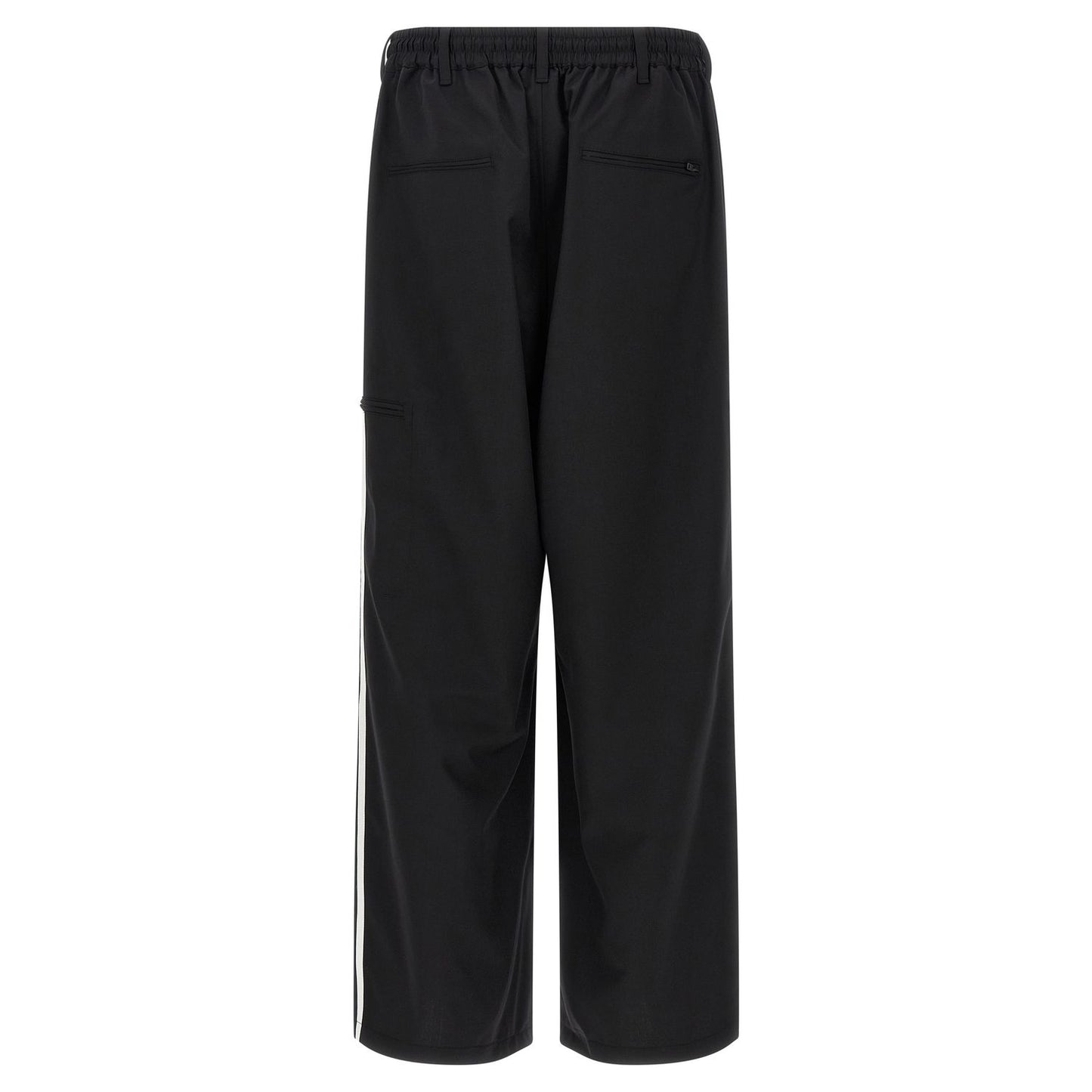 Y-3 Black Polyester Casual Pants