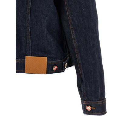 Casablanca Blue Cotton Denim Jacket