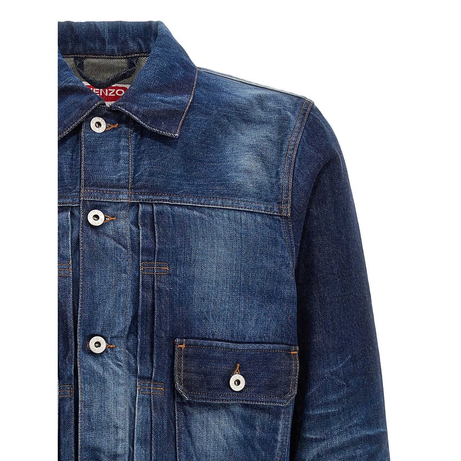 Kenzo Blue Cotton Denim Jacket