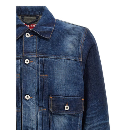 Kenzo Blue Cotton Denim Jacket