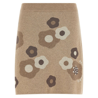 Kenzo Beige Wool Long Skirt