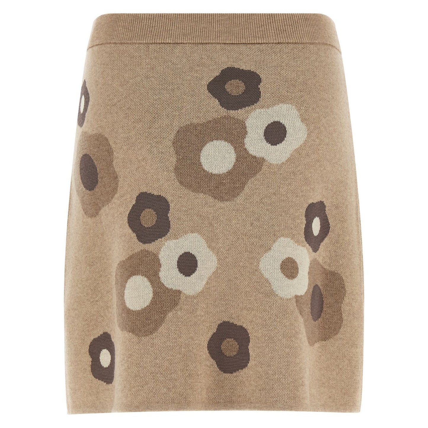 Kenzo Beige Wool Long Skirt