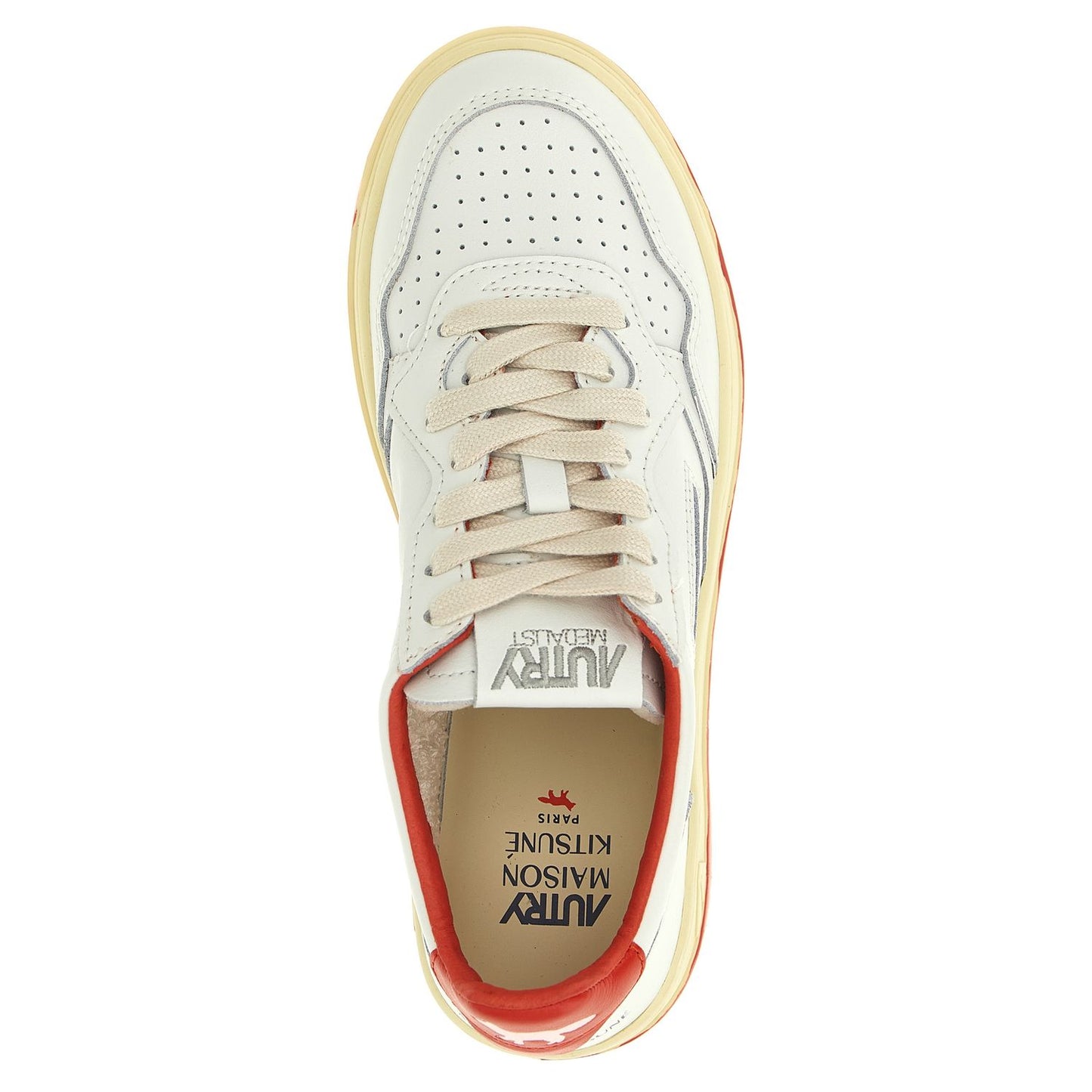 Autry Multicolor Goatskin Low Top Sneakers