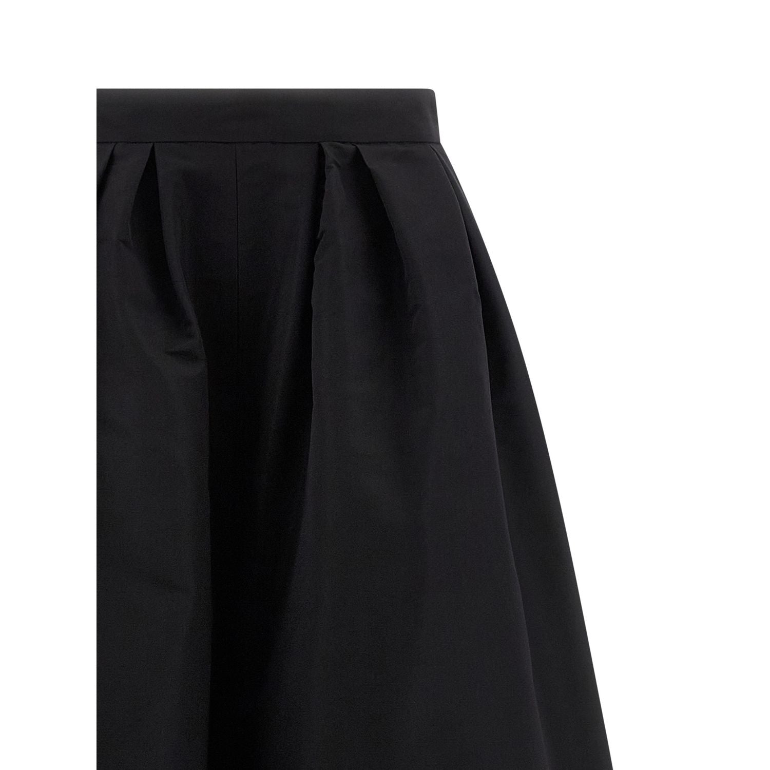 Carolina Herrera Black Silk Casual Pants
