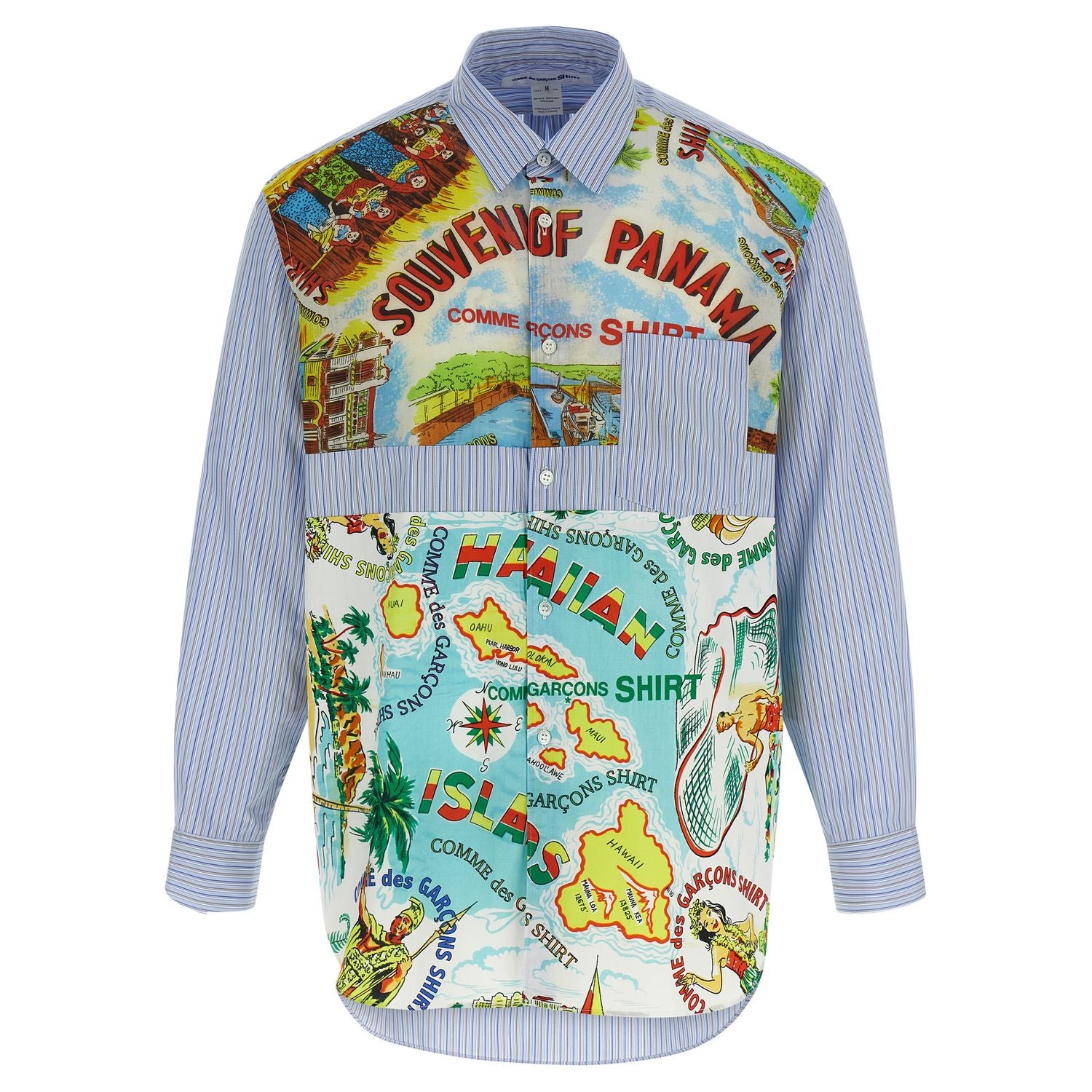 Comme Des Garçons Multicolor Cotton Blouse