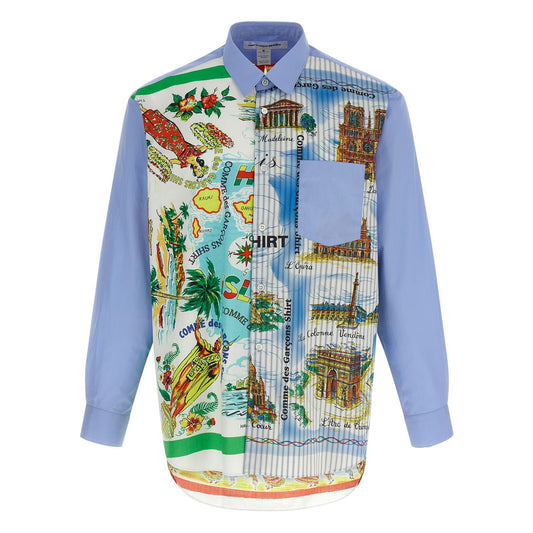 Comme Des Garçons Multicolor Cotton Blouse