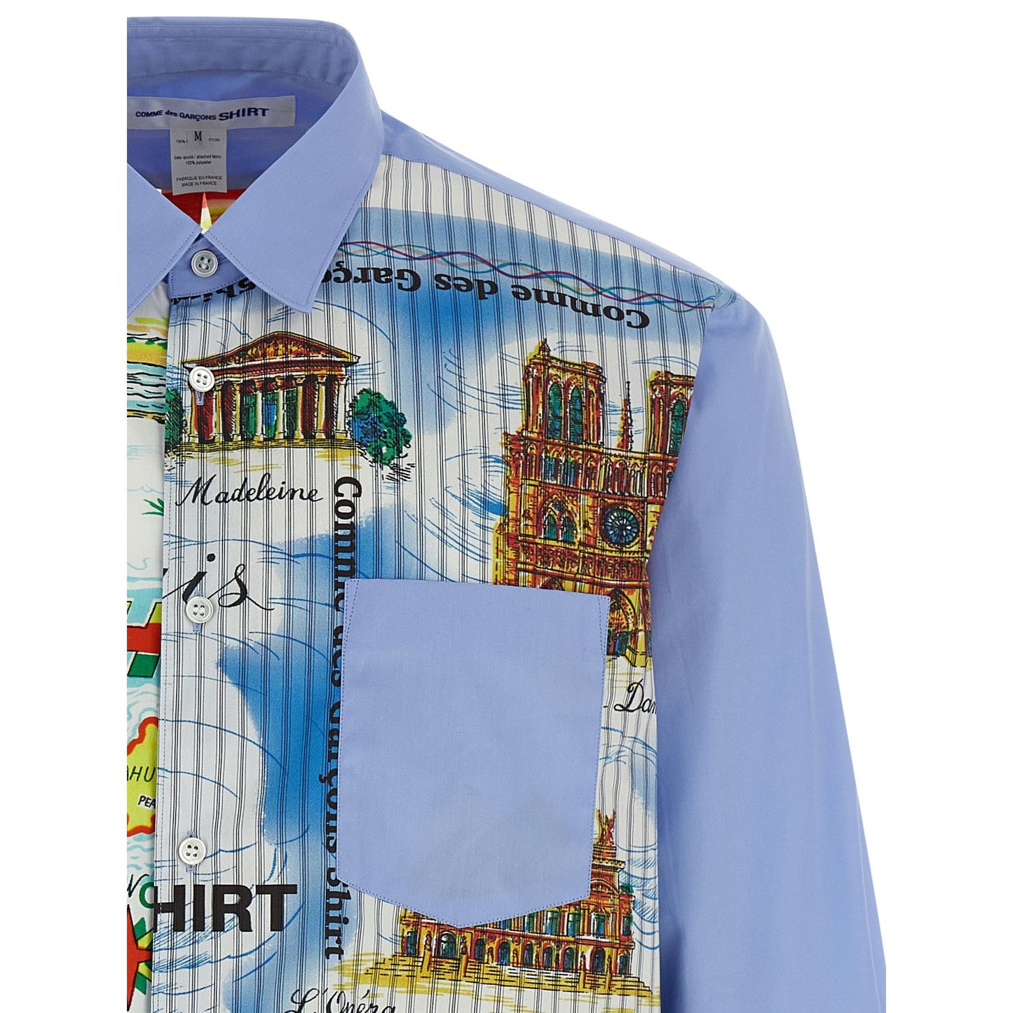 Comme Des Garçons Multicolor Cotton Blouse