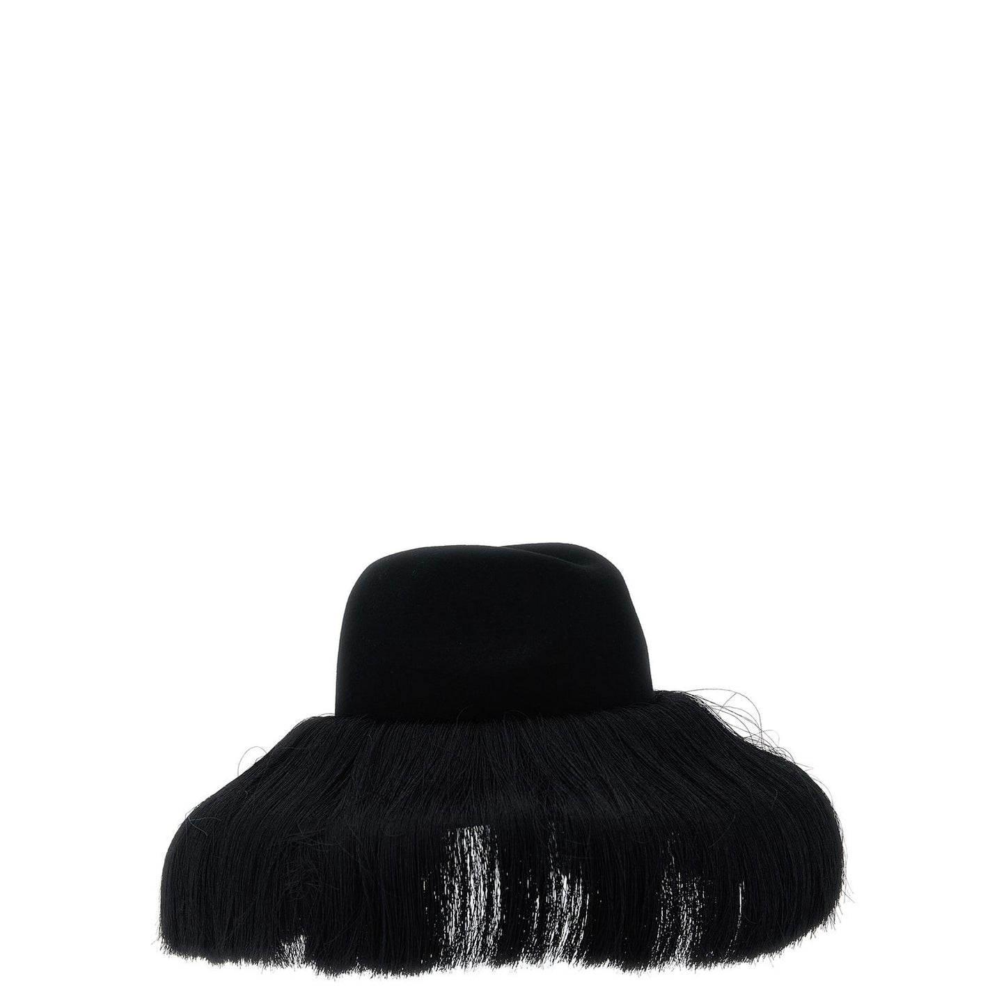 Comme Des Garçons Black Wool Fedora