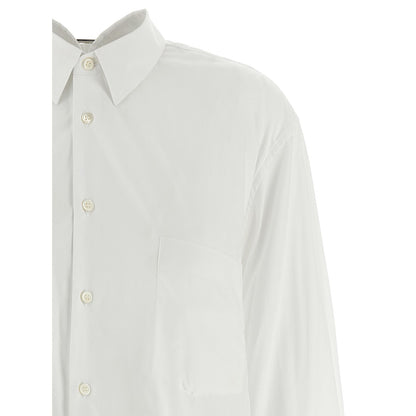 Comme Des Garçons White Cotton Blouse