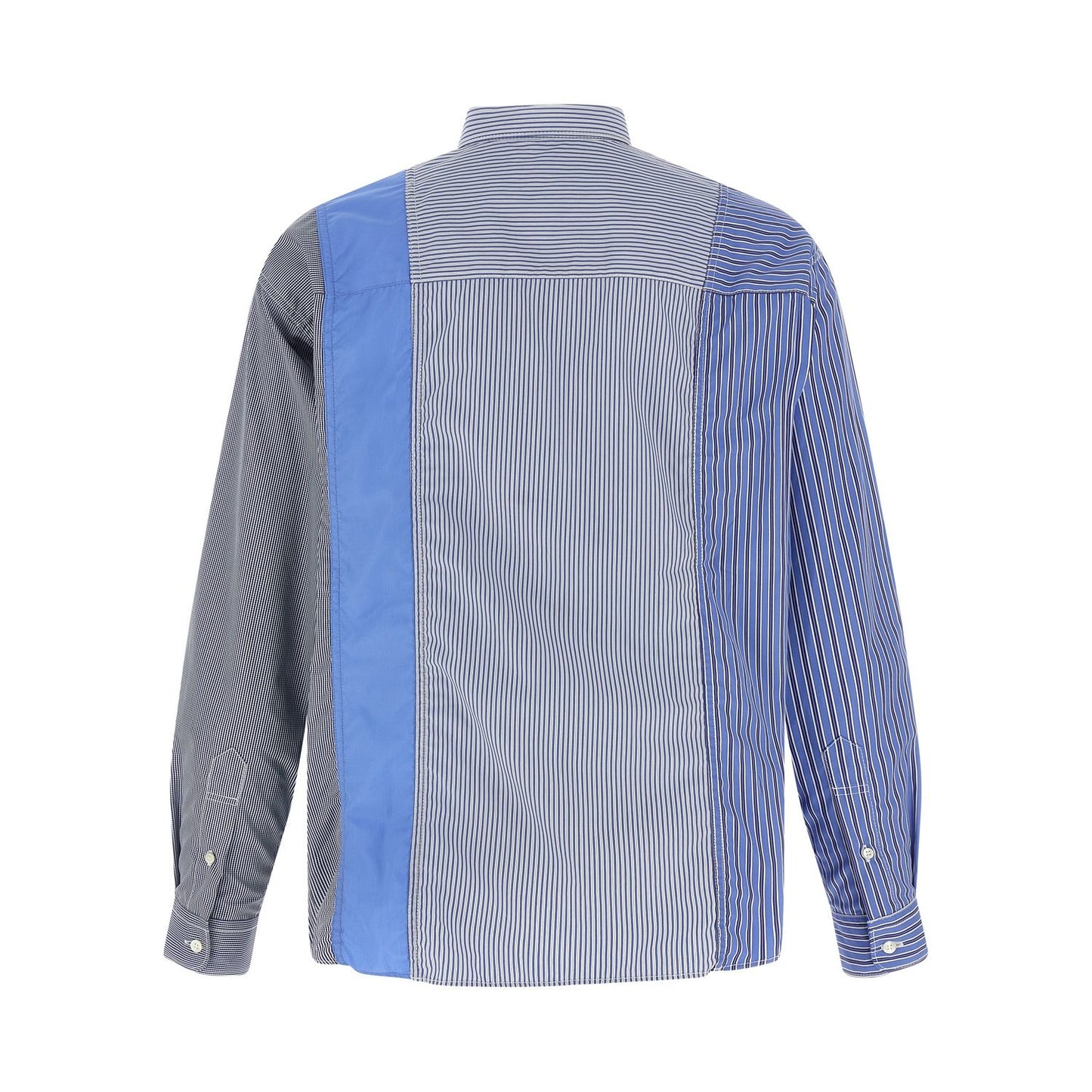 Comme Des Garçons Blue Cotton Blouse