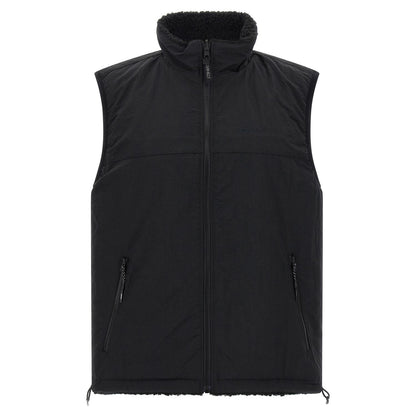 Gramicci Black Polyester Sleeveless Jacket