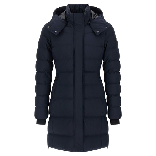 Moose Knuckles Blue Nylon Parka