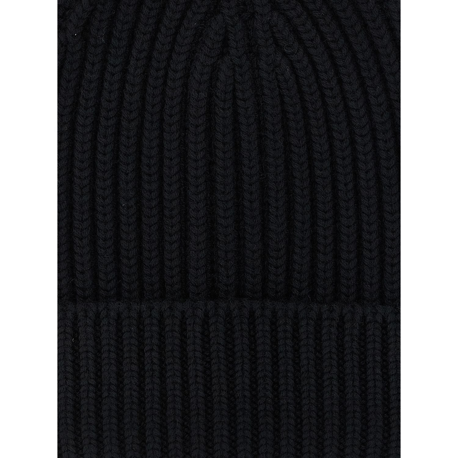 Dolce & Gabbana Black Wool Beanie