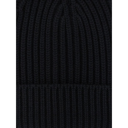 Dolce & Gabbana Black Wool Beanie