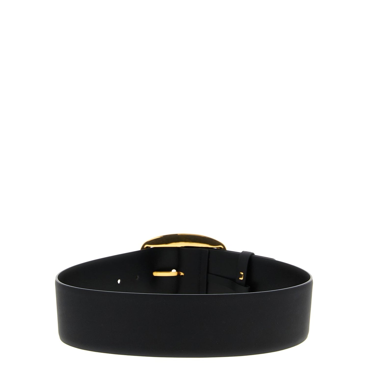 Dolce & Gabbana Black Calfskin Regular Belt