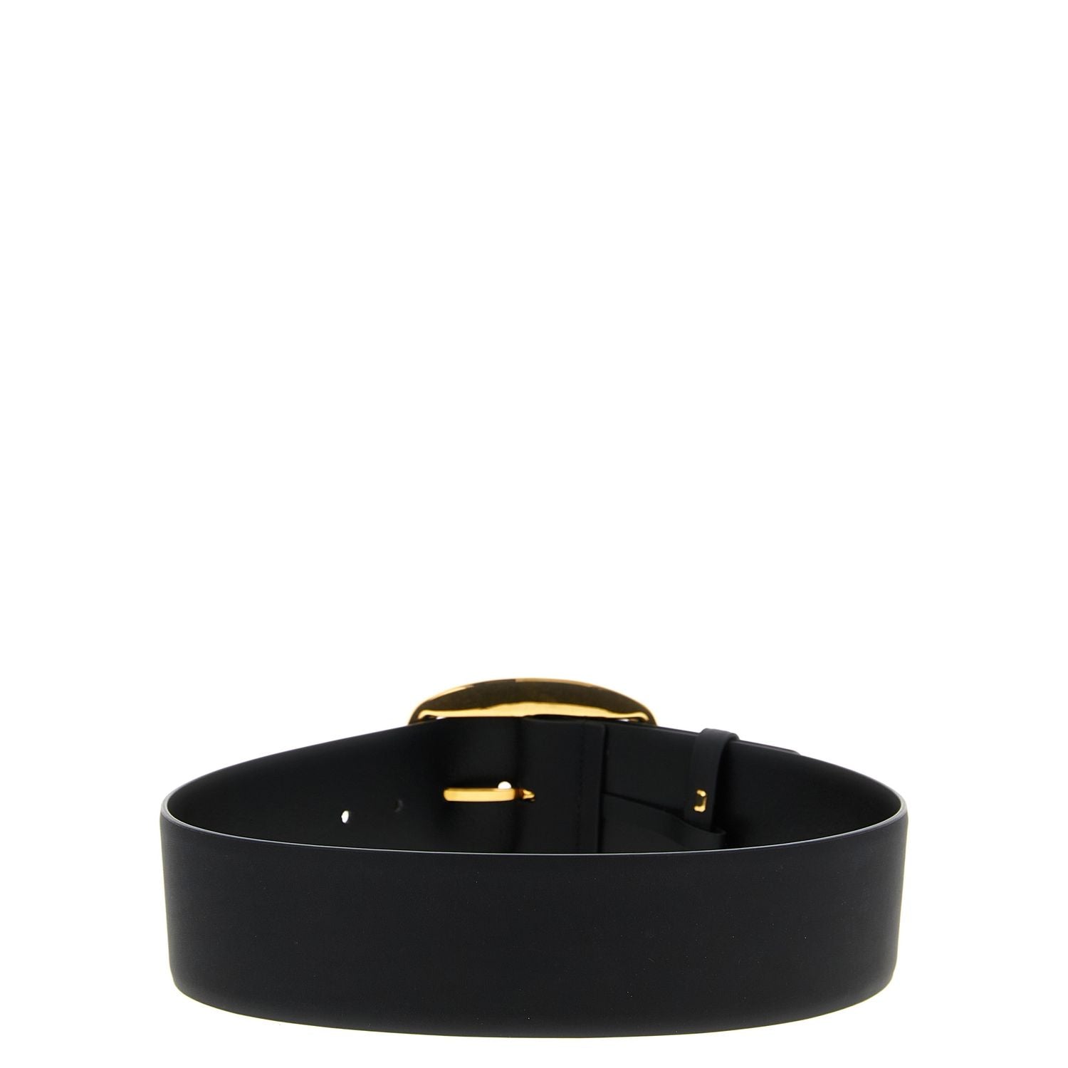 Dolce & Gabbana Black Calfskin Regular Belt