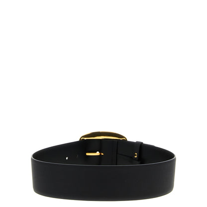 Dolce & Gabbana Black Calfskin Regular Belt