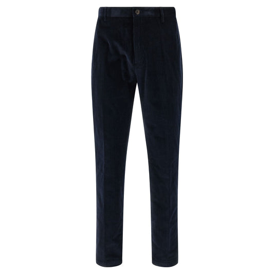 Department 5 Blue Cotton Casual Pants