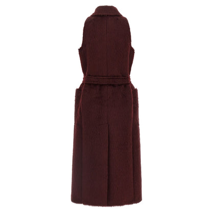 Max Mara Bordeaux Wool Coat