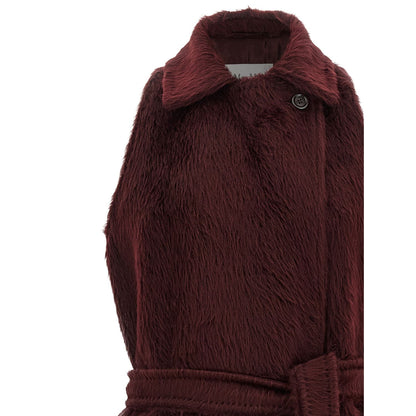 Max Mara Bordeaux Wool Coat