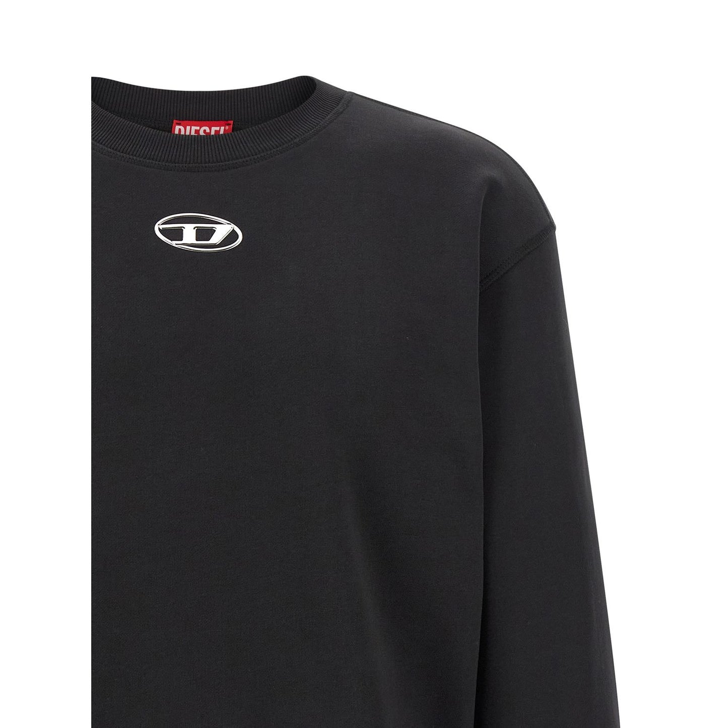 Diesel Black Cotton Sweatshirt