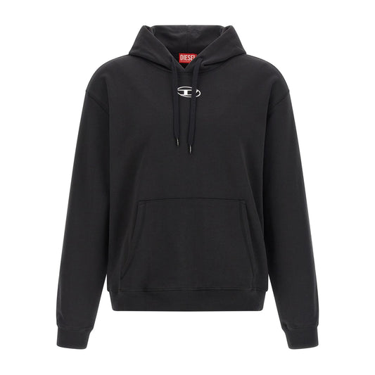 Diesel Black Cotton Sweatshirt