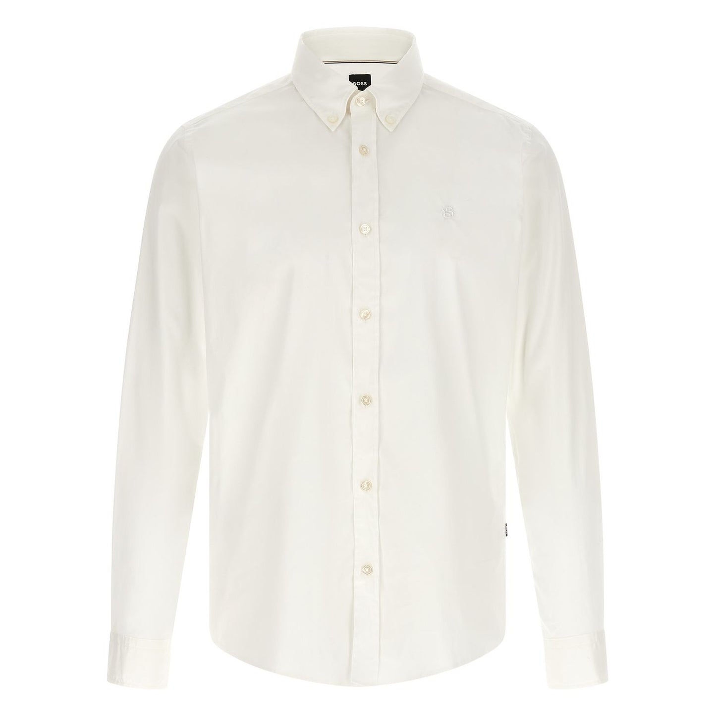 Hugo Boss White Cotton Blouse