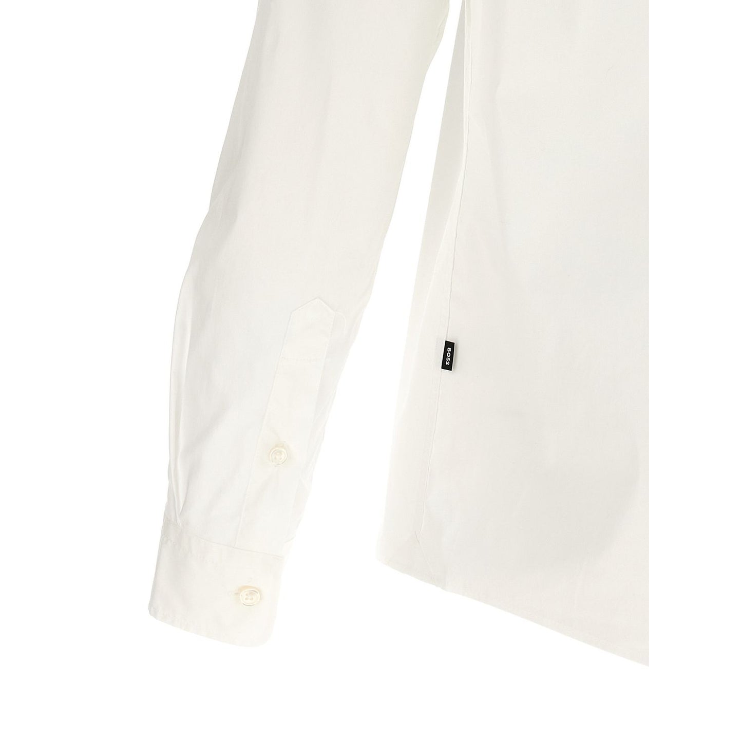 Hugo Boss White Cotton Blouse