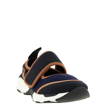 Marni Blue Polyamide Low Top Sneakers