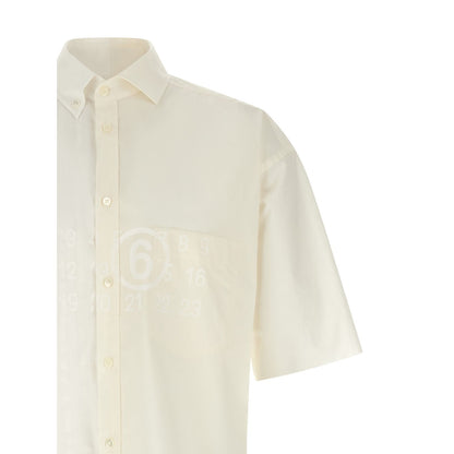 MM6 Maison Margiela White Cotton Blouse