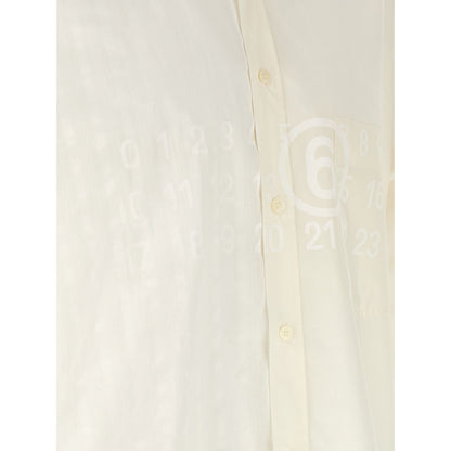 MM6 Maison Margiela White Cotton Blouse