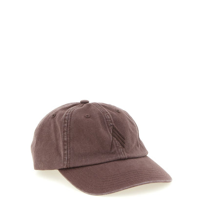 The Attico Brown Cotton Cap (Baseball Hat)