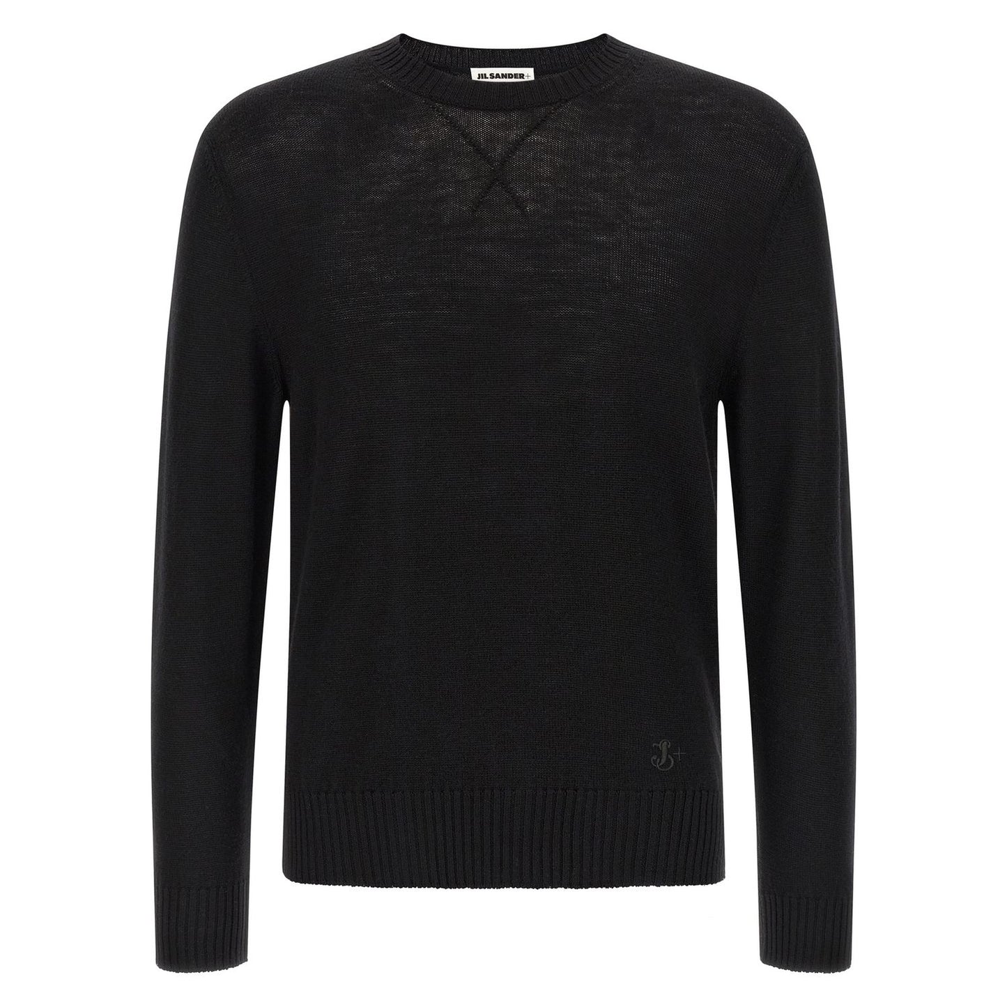 Jil Sander Black Virgin Wool Cardigan