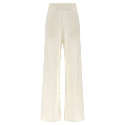 Max Mara White Cashmere Casual Pants