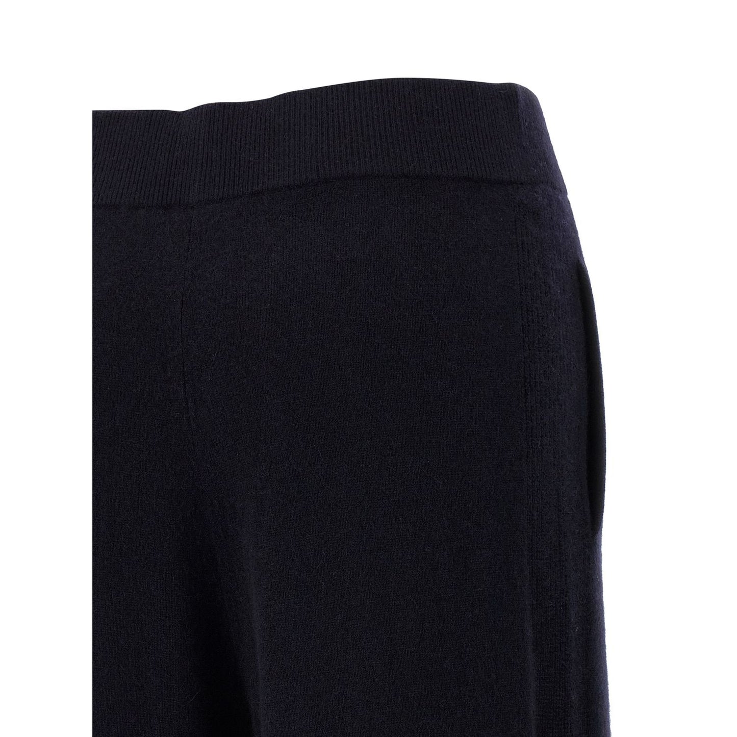 Max Mara Blue Cashmere Casual Pants