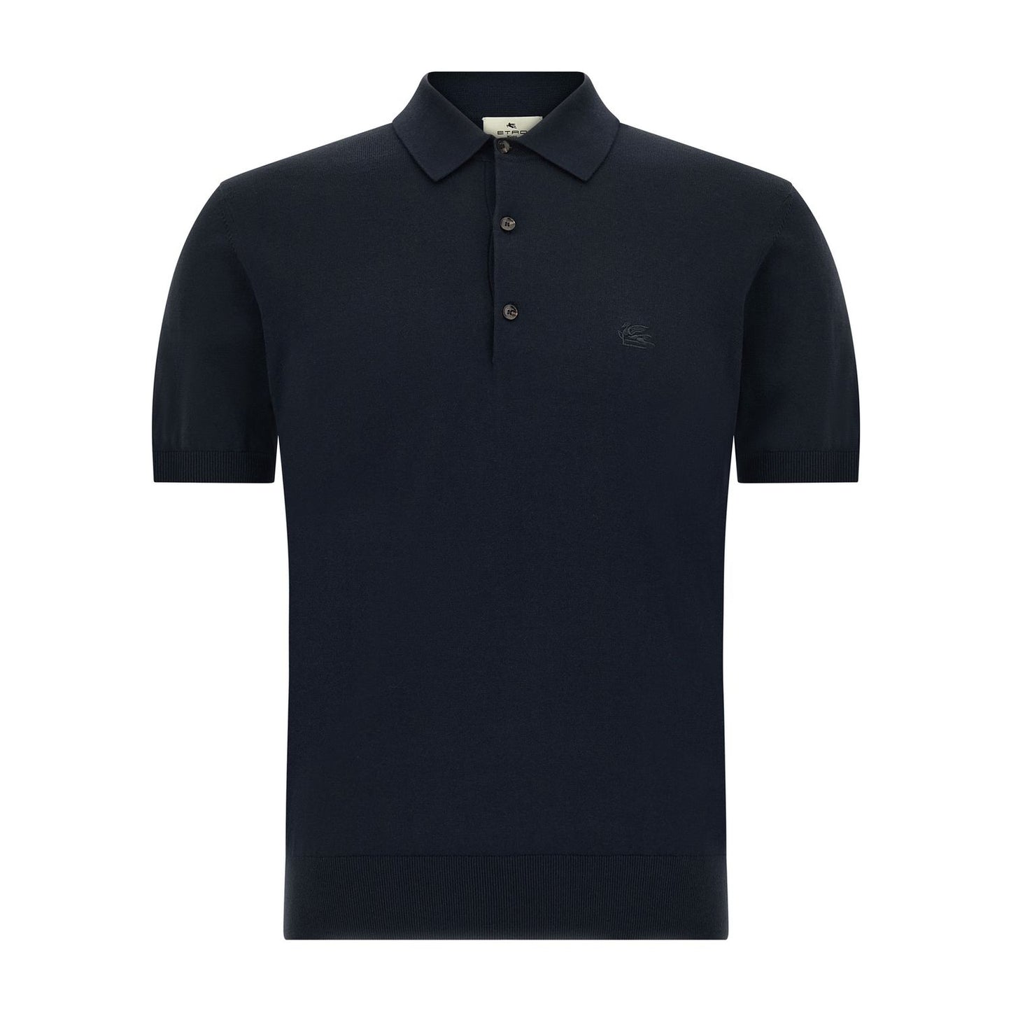 Etro Blue Cotton Polo Shirt