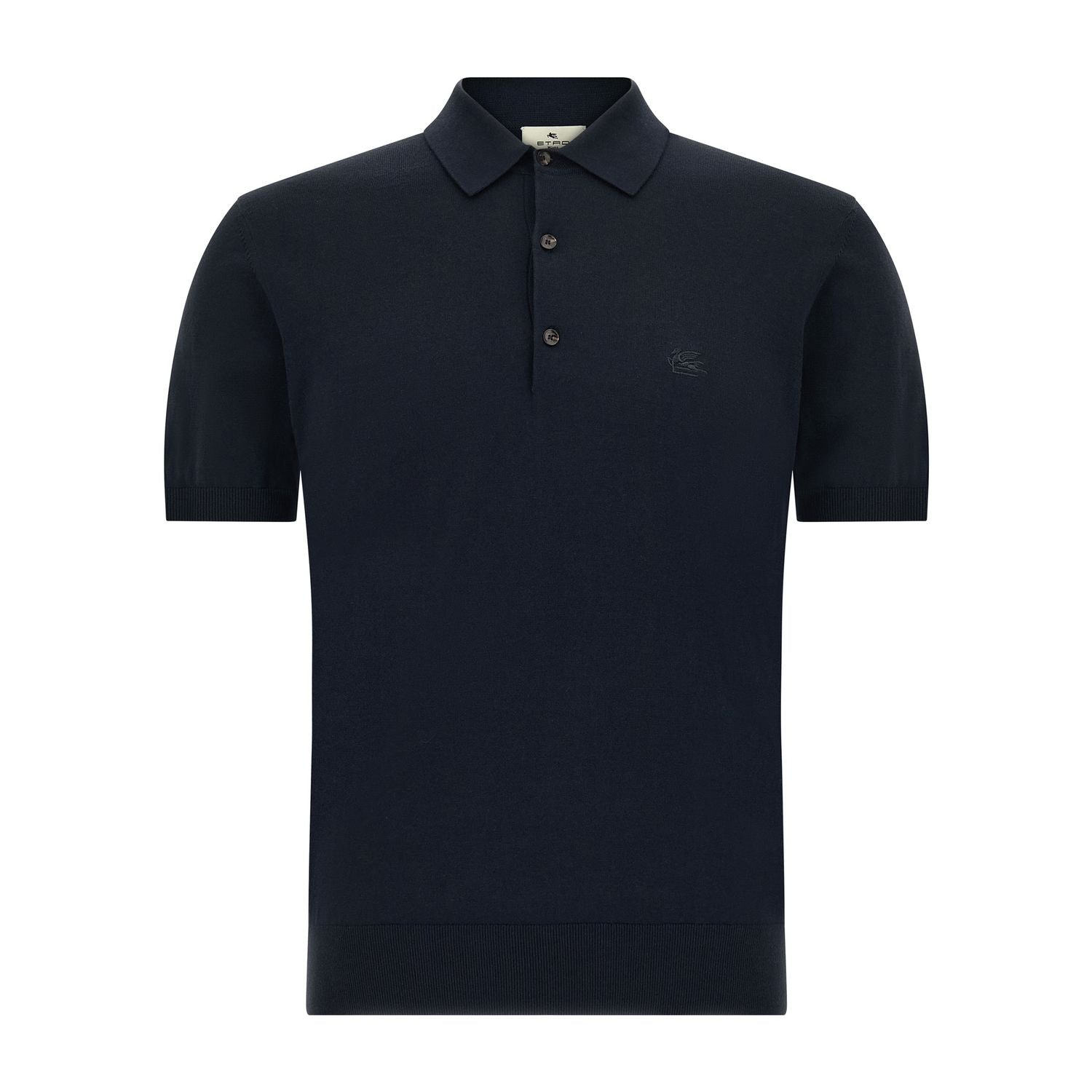 Etro Blue Cotton Polo Shirt