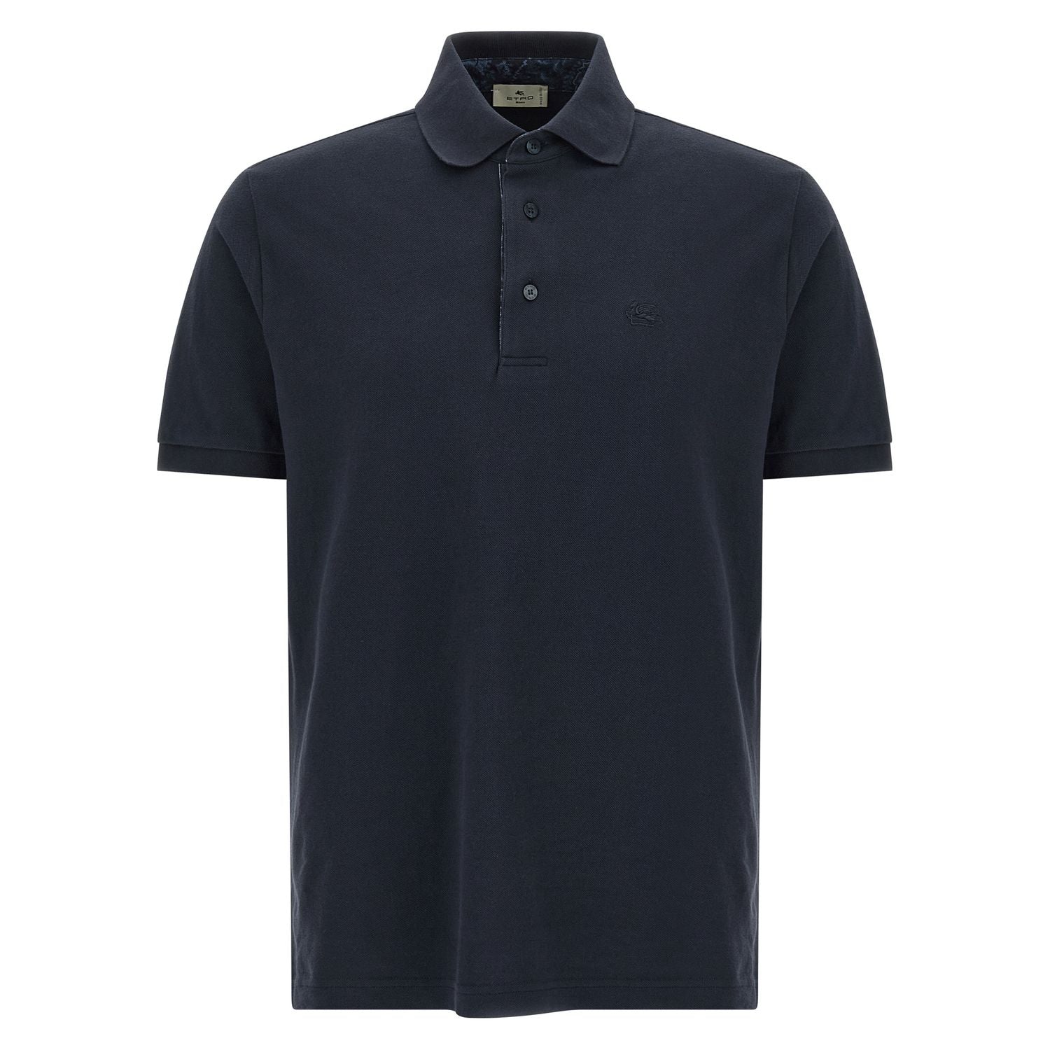 Etro Blue Cotton Polo Shirt
