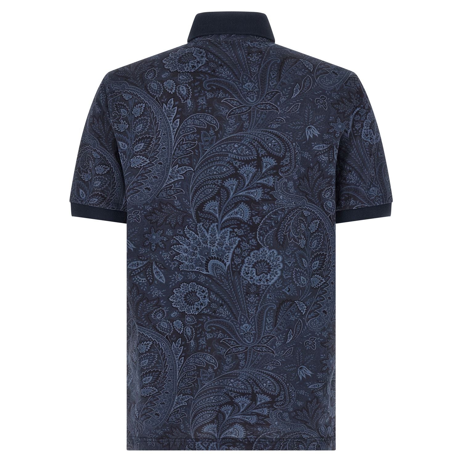 Etro Blue Cotton Polo Shirt