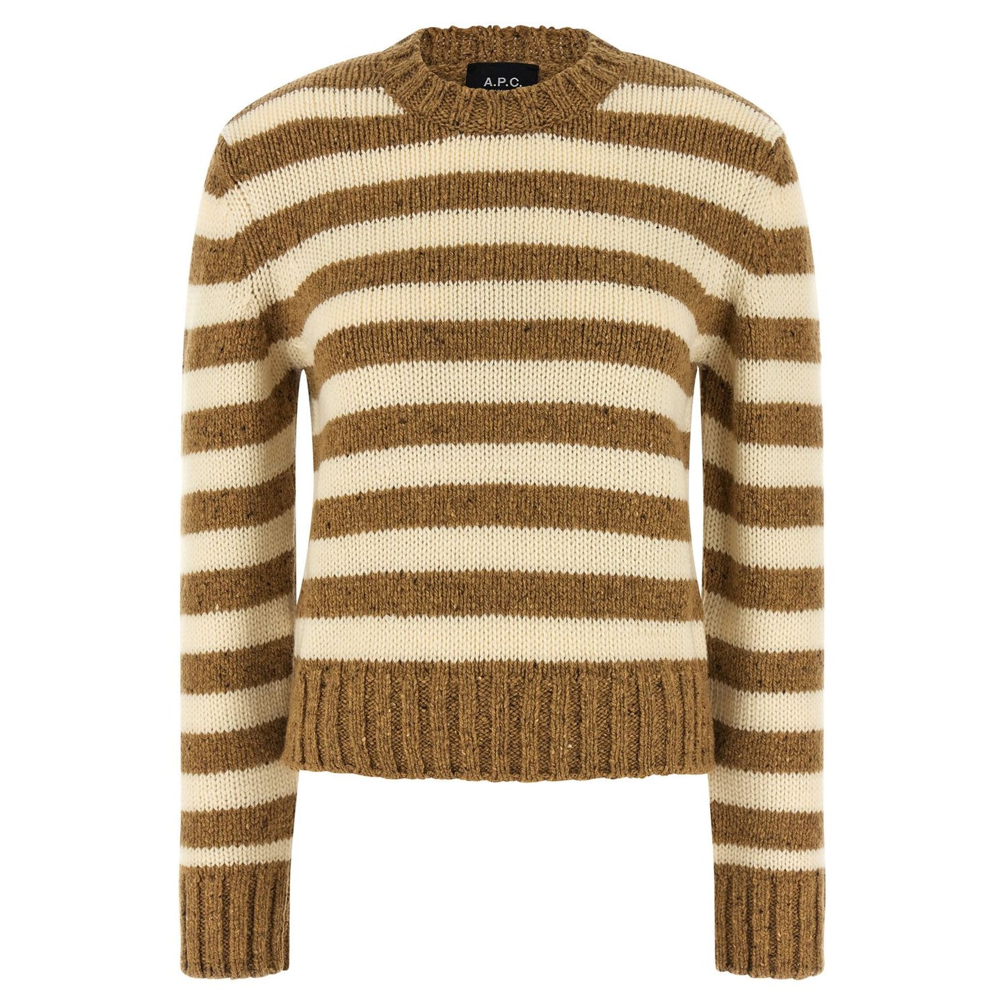 A.P.C. Brown Virgin Wool Cardigan