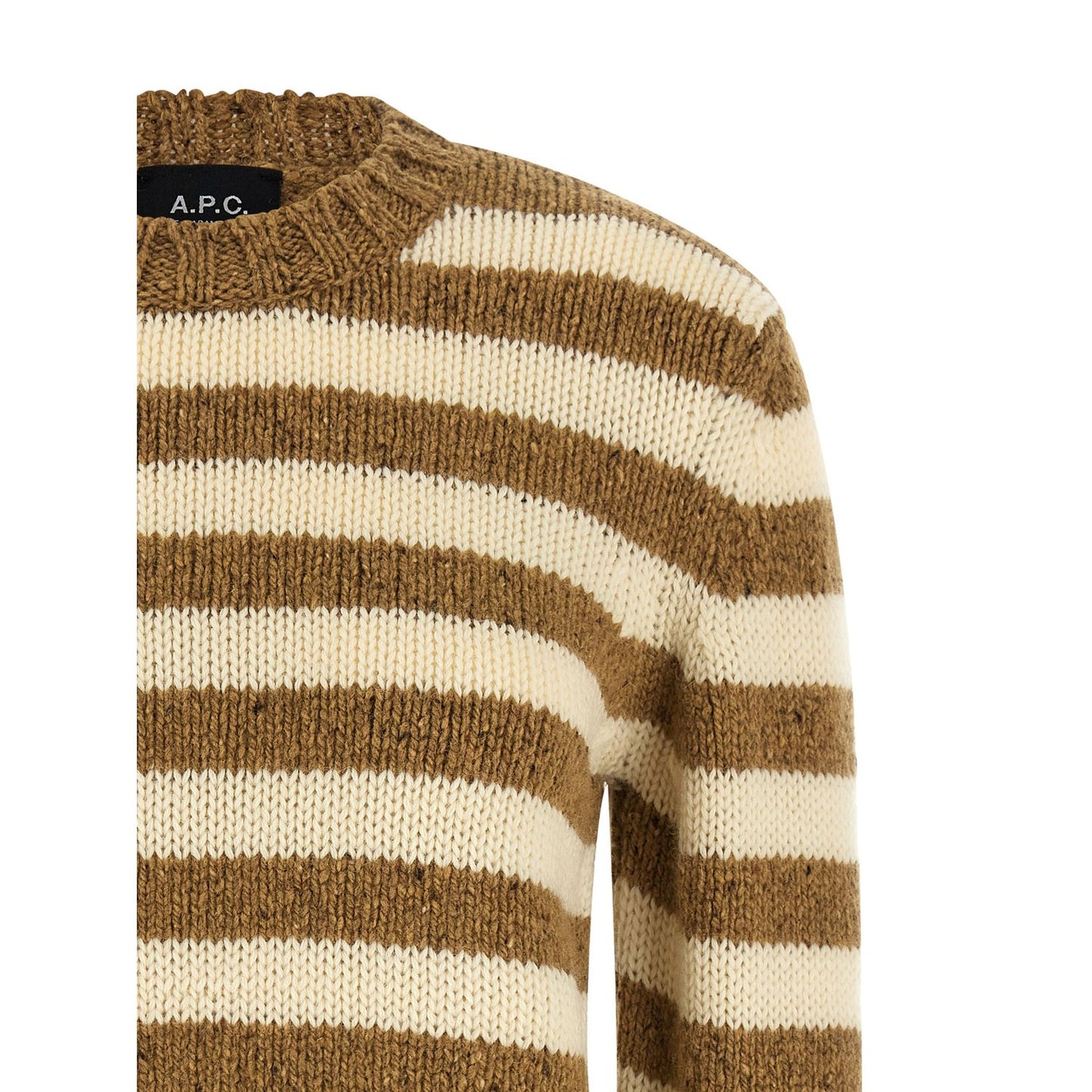 A.P.C. Brown Virgin Wool Cardigan