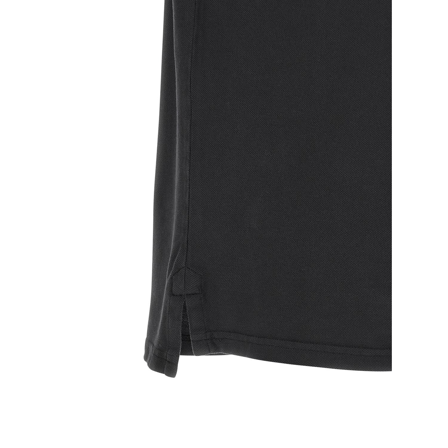 Isabel Marant Black Cotton Polo Shirt