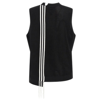 Y-3 Black Rayon Sleeveless Jacket