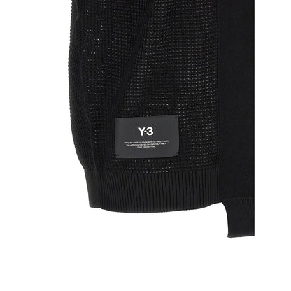Y-3 Black Rayon Sleeveless Jacket