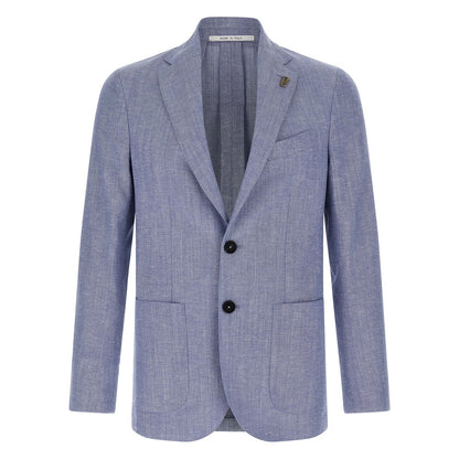 Pal Zileri Blue Wool Blazer